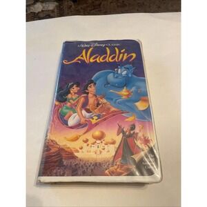 *RARE* Black Diamond Edition, A Walt Disney Classic Aladdin (VHS,‎ 1662)
